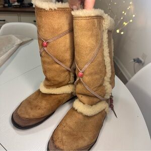 UGG Boots Nightfall Tall With Beads Size  7